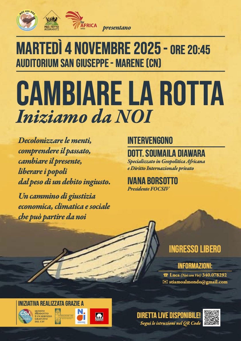 Talk "Cambiare la rotta - Iniziamo da NOI"