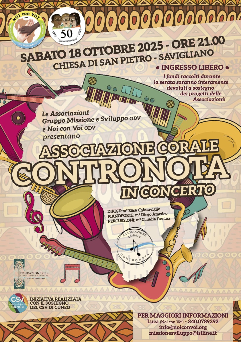 18 ottobre 2025: Associazione Corale Contronota in Concerto!